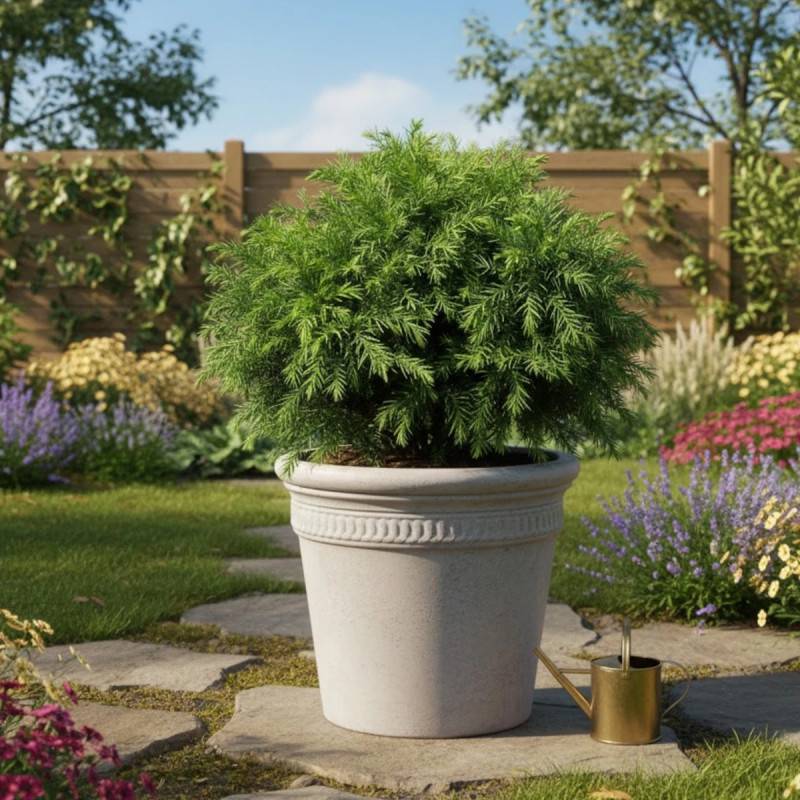 Cèdre du Japon Monstrosa Nana, Cryptomeria - Pot de 5L - 40/60 cm - Image 4