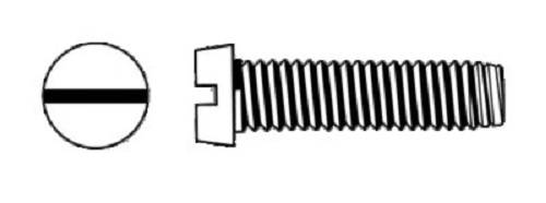 Vis à métaux tête cylindrique fendue acier zingué 4.8 DIN 84 3X25 boîte de 500 - GFD - 512032 - Image 2