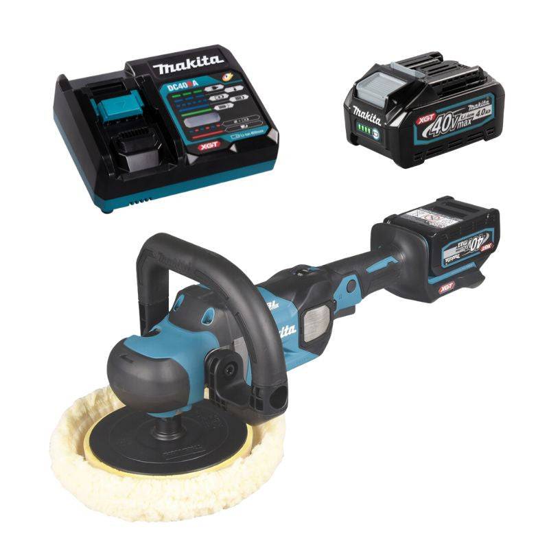 Makita - Polisseuse XGT 40V MAKITA PV001GM101 1 x 4,0Ah + chargeur rapide Makita - Image 1