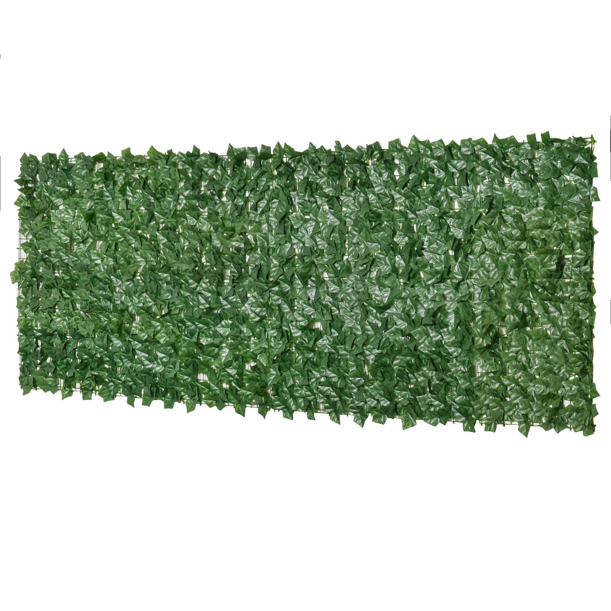 ComfortXL - Haie artificielle PE vert foncé 3 x 1 m balcon terrasse brise-vue anti-UV - ComfortXL Outdoor Living - Image 1