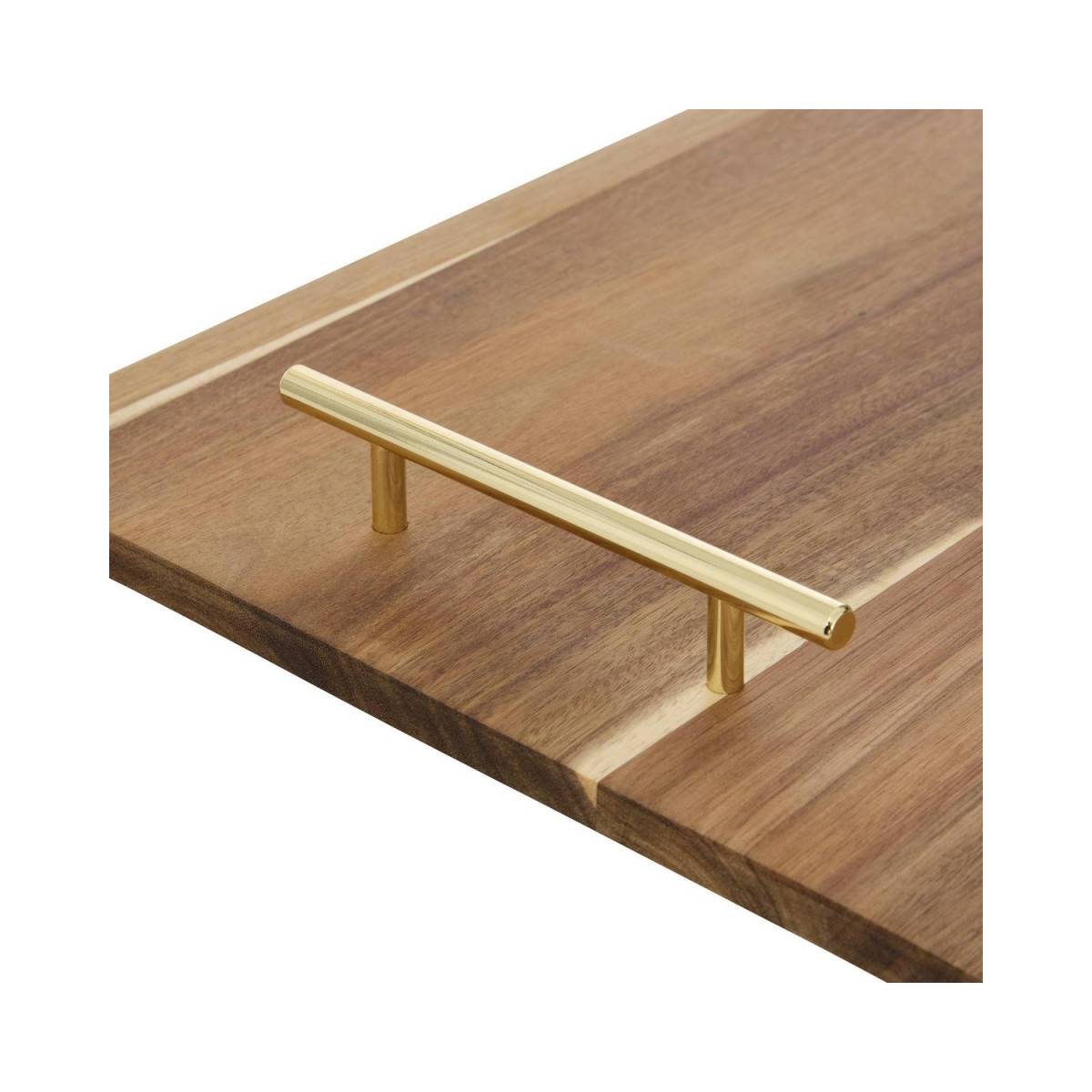 Plateau de Service en Bois "Mina" 40cm Marron - Image 2