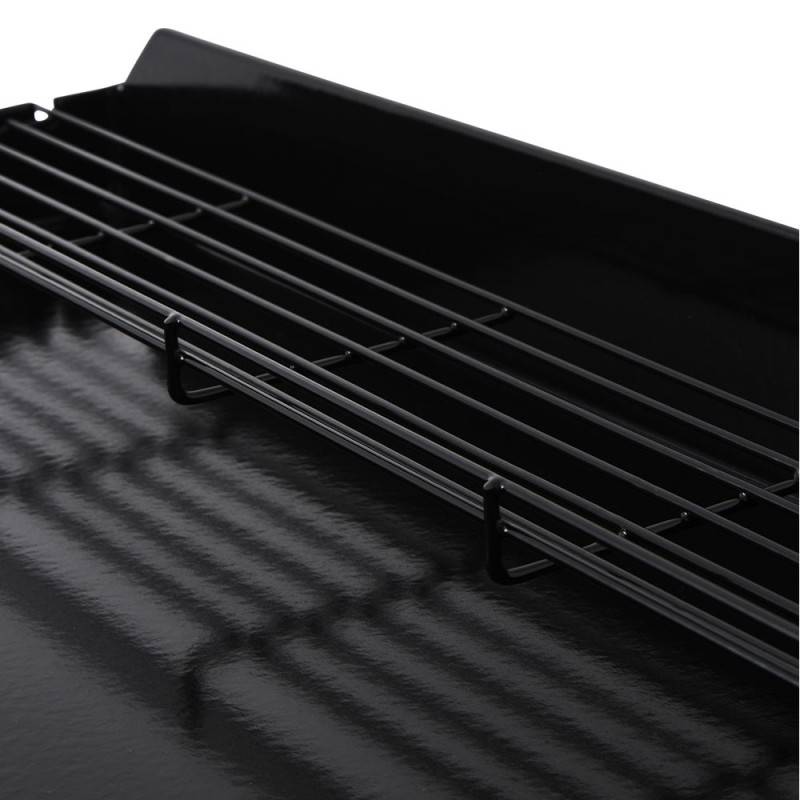 Brasero - Plancha gaz Silvia IIG Gun Metal 3 feux – BRASERO BY FAVEX – Plaque fonte 5 mm – 7,5 kW – Jusqu'à 10 convives - Image 10