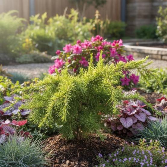 Cèdre de l'Himalaya nain Lime Glow, Cedrus deodara - Pot de 3L - 40/60 cm - Image 2