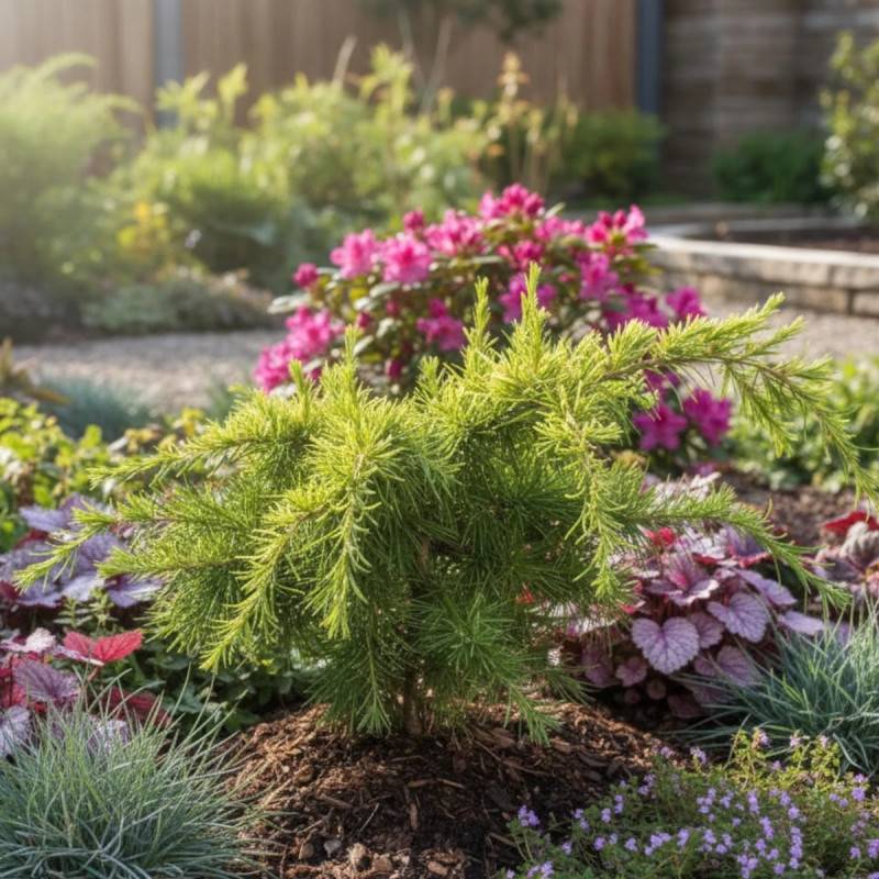 Cèdre de l'Himalaya nain Lime Glow, Cedrus deodara - Pot de 3L - 40/60 cm - Image 2