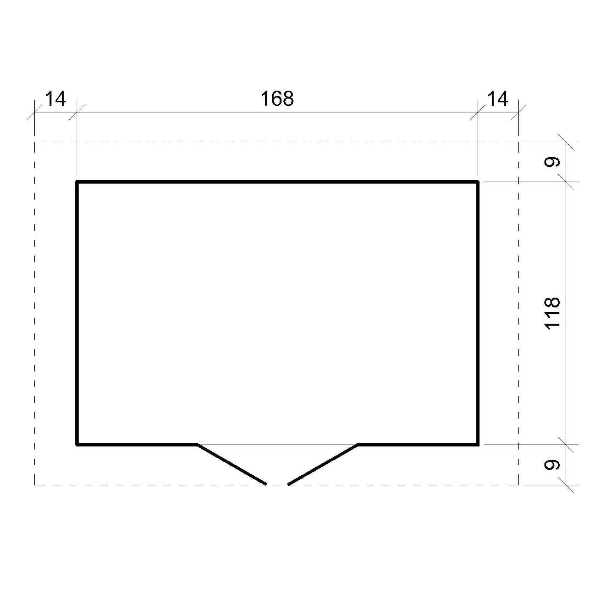 Timbela - Abri de jardin en bois - Stockage extérieur I196xL136xH218 cm/ 1,98 m² - Petit abri à outils, Local à vélos - 19 mm d’épaisseur - Timbela M367C1 - Image 6