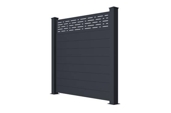 Casanoov Lot de 5 kits de clôture aluminium ARLBERG H.170 cm - kits complet 9.5 m - Image 4
