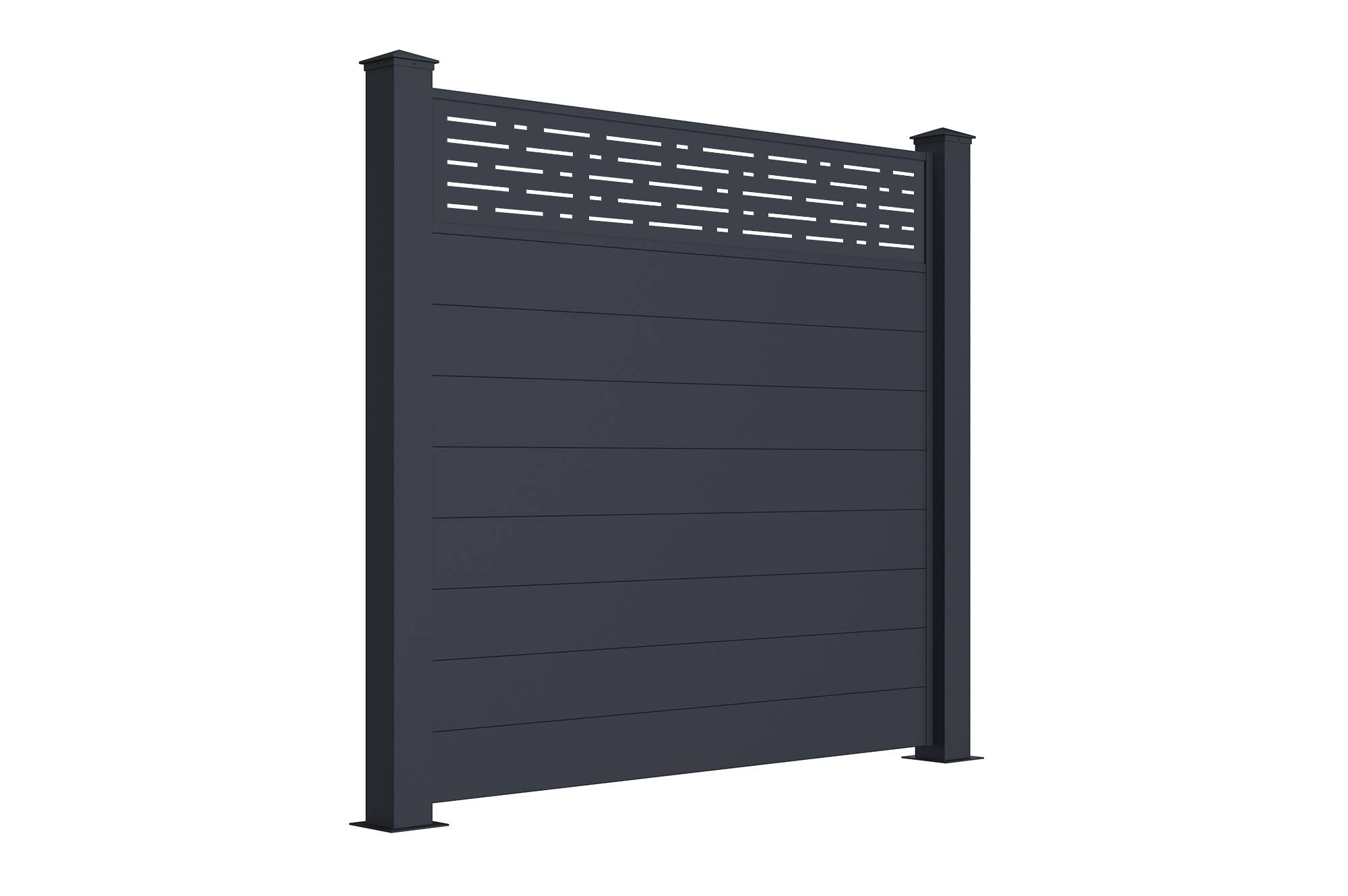 Casanoov Lot de 5 kits de clôture aluminium ARLBERG H.170  cm - kits complet 9.5 m - Image 3