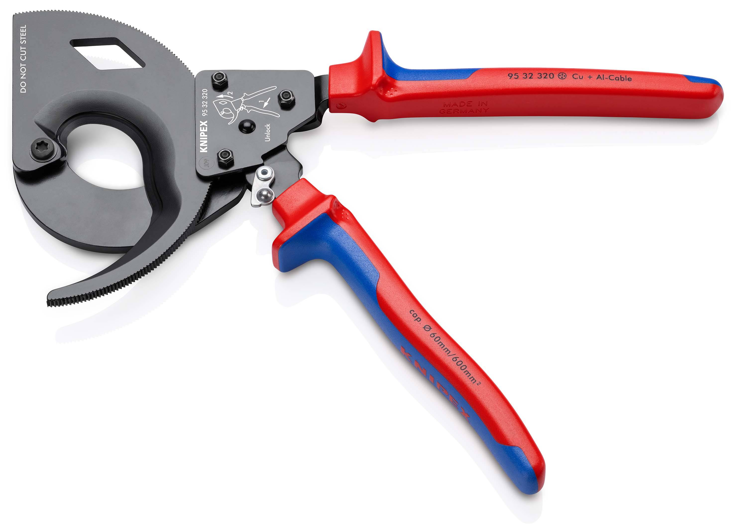 Knipex - Coupe-câbles à cliquet - 320 mm - D. 60 mm - KNIPEX - 9532320 - Image 3