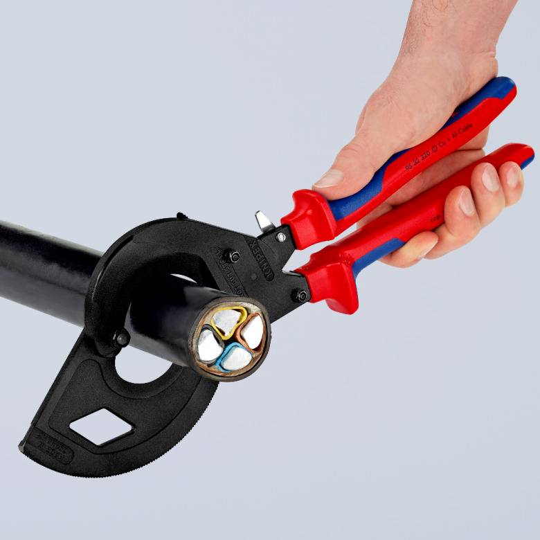 Knipex - Coupe-câbles à cliquet - 320 mm - D. 60 mm - KNIPEX - 9532320 - Image 6