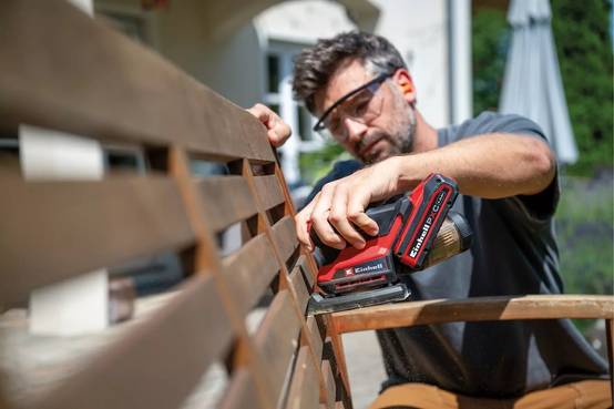 Einhell - Ponceuse delta sans fil - TE-OS 18/150-2 Li-Solo - Plateau orientable - Power X-Change - Image 4