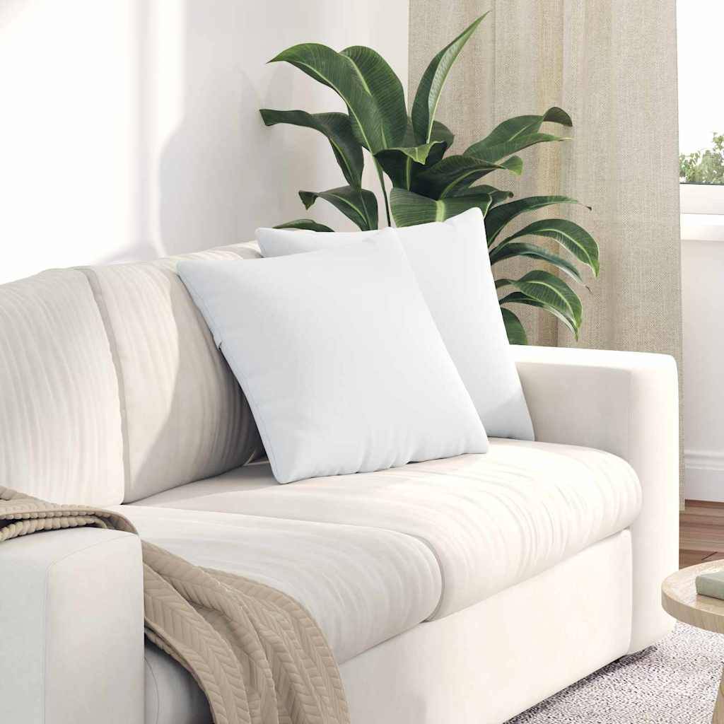 Coussin monobloc fibre de polyester blanc  45 x 45 x 18 cm  - Prolenta premium p322.1 - Image 2