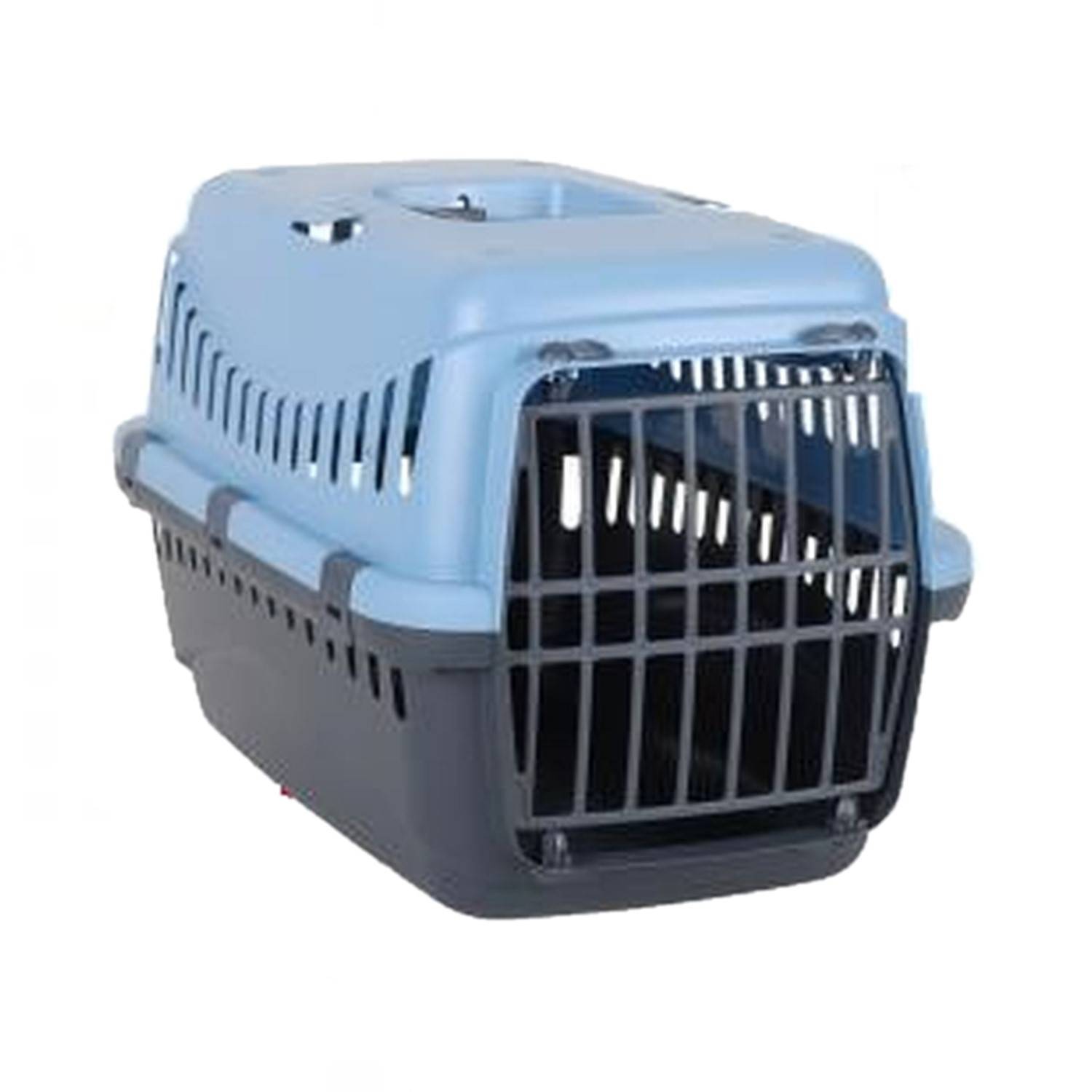 Sans Marque - Cage de transport Gipsy pour Chien - Bleu et Gris anthracite - Toilinux