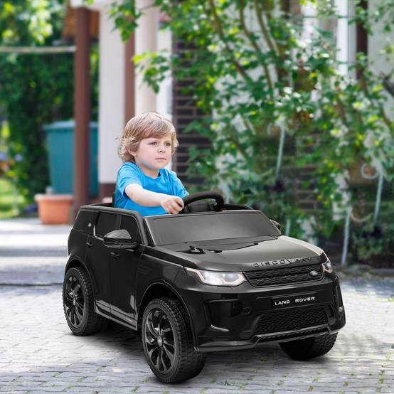 Voiture électrique pour enfants Land Rover Discovery Sport, 12V avec télécommande, lumières LED, pour 3-6 ans, noir - Image 4