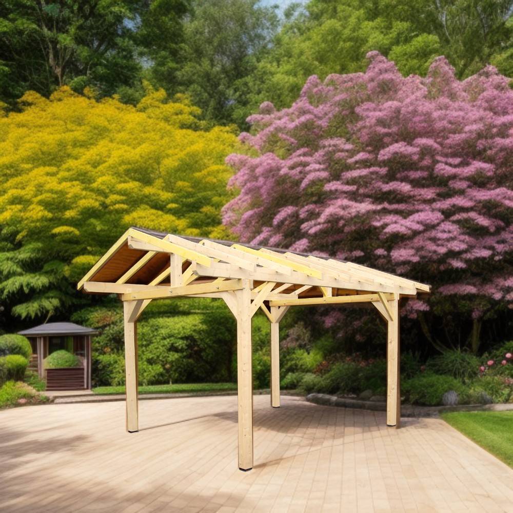 Habrita - Carport avec préparation pour couverture tuile Habrita - Image 2