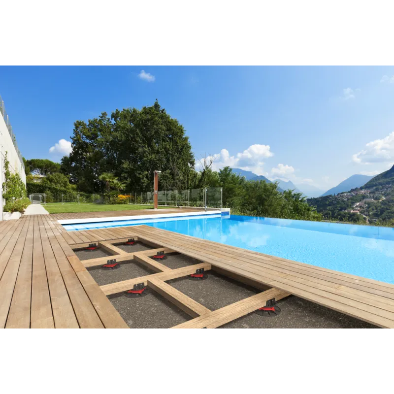 Plot terrasse 25 à 40 mm - YEED - Carton de 48 plots - Gamm vert