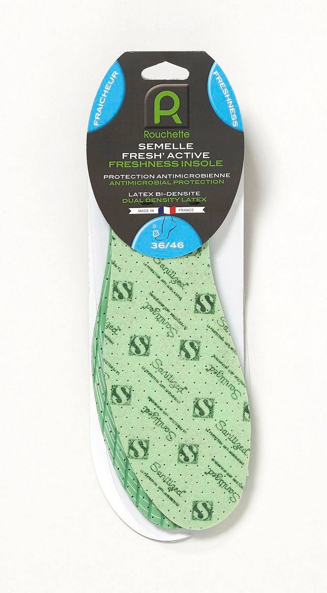 Rouchette - SEMELLE ACTIVE FRESH vert T36-46