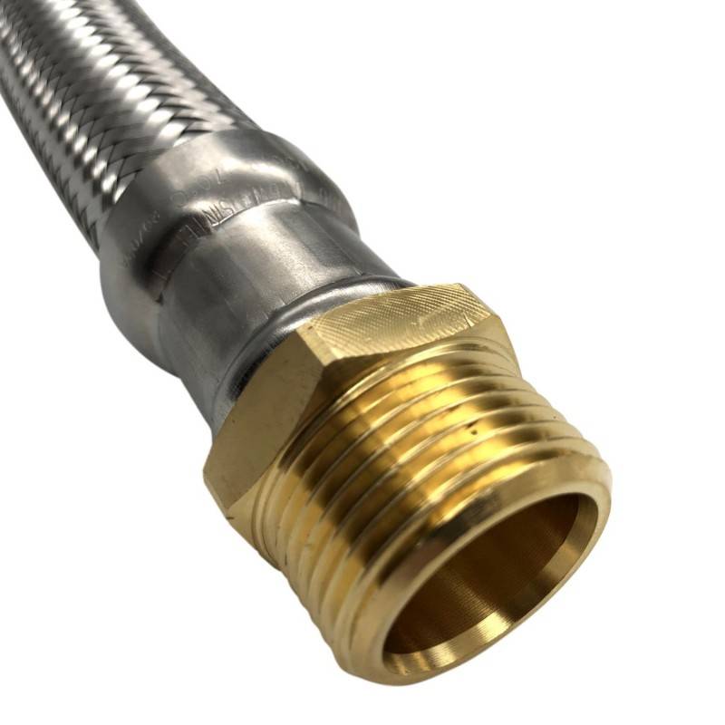 Flexible droit Ø13mm raccordement Mâle - Femelle 3/4'' Longueur 50cm - Image 3