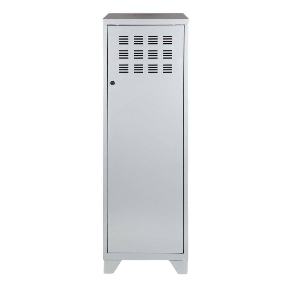 Pierre Henry - Armoire de rangement métal 1 porte Aluminium - Image 4
