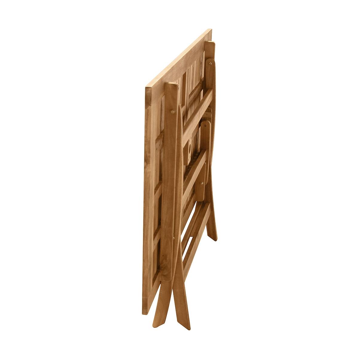 Salon de jardin rectangulaire en acacia Fidgi - 4 chaises - Cémonjardin - Image 5