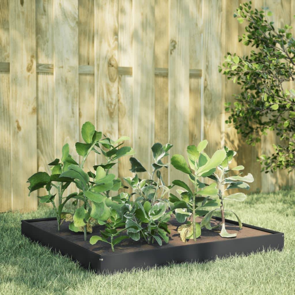 Prolenta Premium - Jardinière acier anthracite  100 x 100 x 18,5 cm  - Prolenta premium p326.1 - Image 2