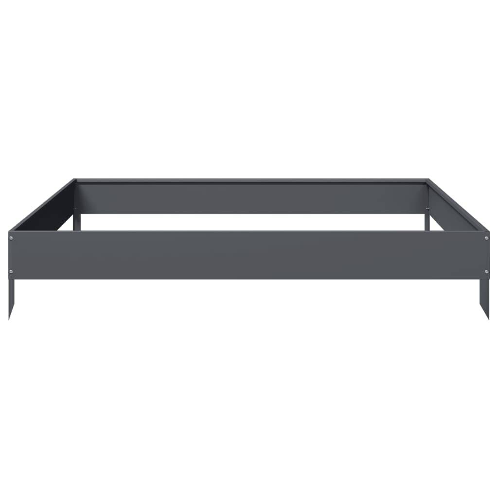 Prolenta Premium - Jardinière acier anthracite  100 x 100 x 18,5 cm  - Prolenta premium p326.1 - Image 4