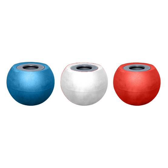 Plast'Up Rotomoulage - Pots de fleurs sphérique xxl speranza 325l france 2024-lot de 3