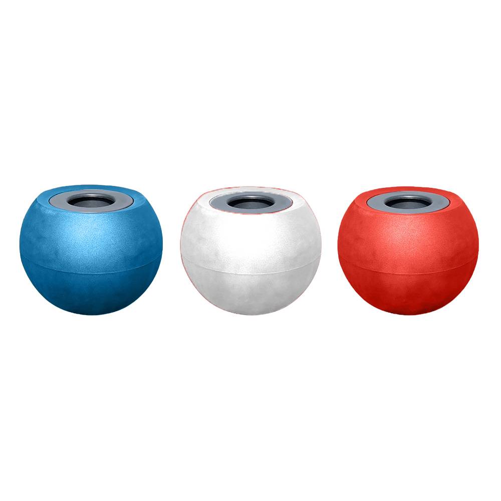 Plast'Up Rotomoulage - Pots de fleurs sphérique xxl speranza 325l france 2024-lot de 3