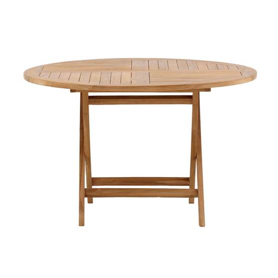 Table de Jardin Ronde "Kenya" 120cm Naturel - Image 2