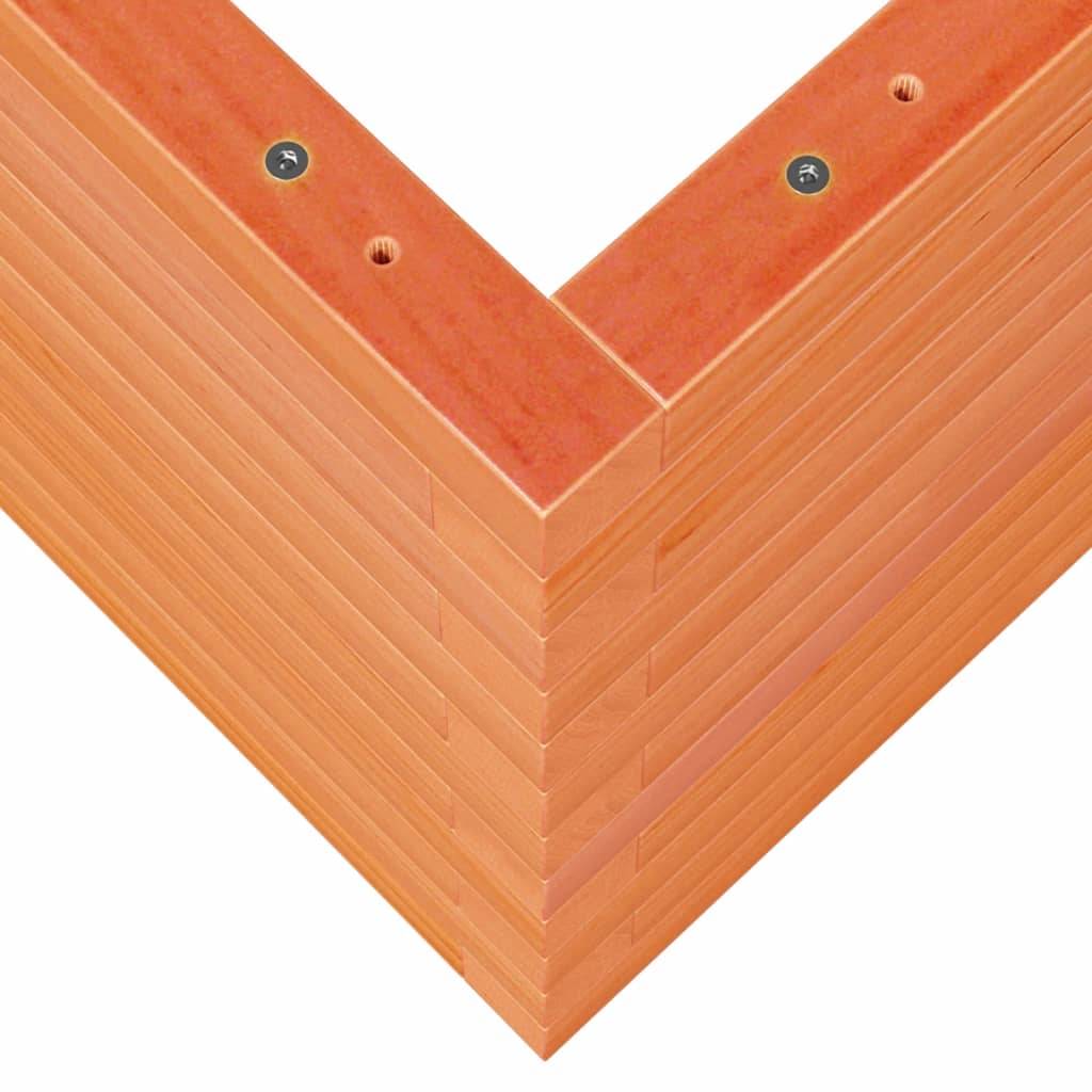 Vidaxl - Jardinière cire marron 110x40x45,5 cm bois de pin massif vidaXL 847275 - Image 4