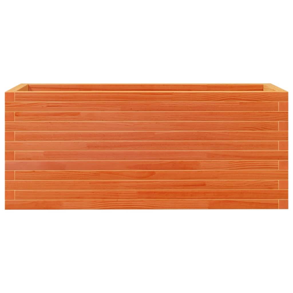 Vidaxl - Jardinière cire marron 110x40x45,5 cm bois de pin massif vidaXL 847275 - Image 6