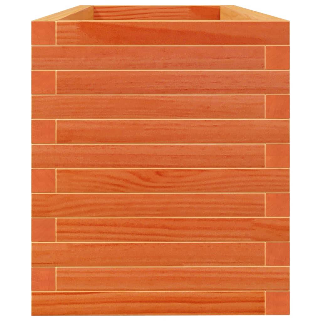 Vidaxl - Jardinière cire marron 110x40x45,5 cm bois de pin massif vidaXL 847275 - Image 7