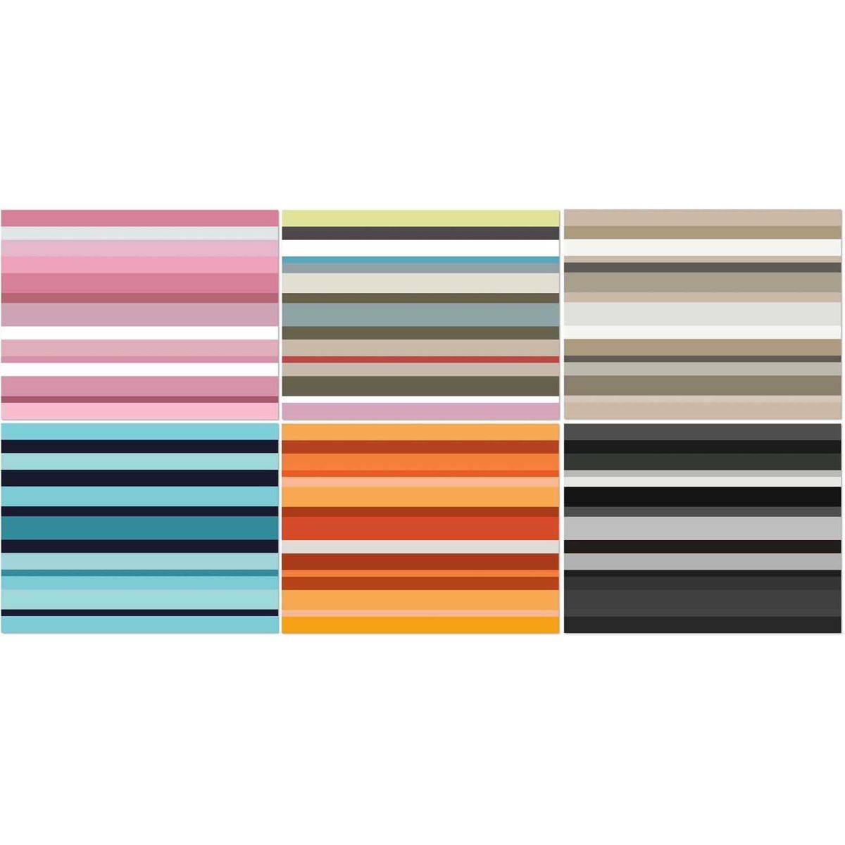 Set de table en vinyle 40 x 30 cm Marin Lot de 6 sets de table motifs assortis - Image 1