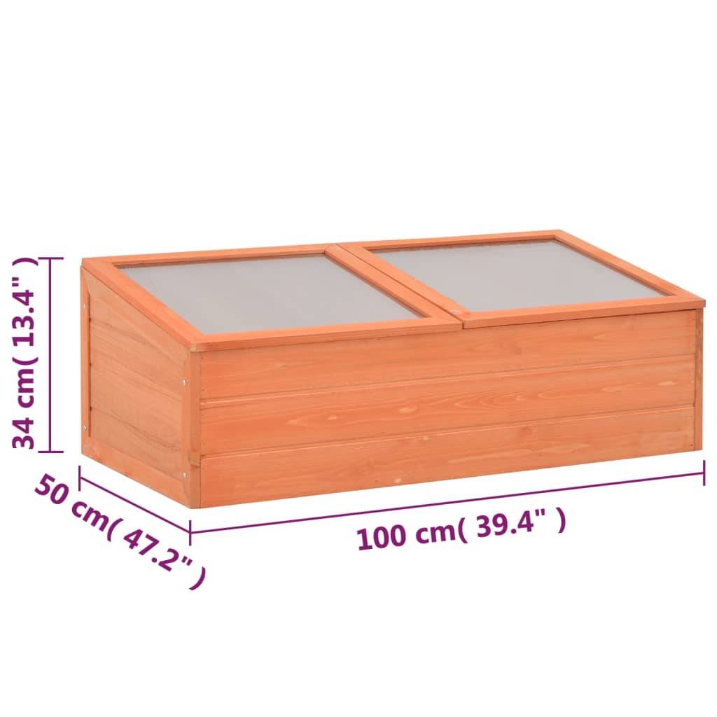 Vidaxl - Serre Bois 100x50x34 cm vidaXL 170647 - Image 3