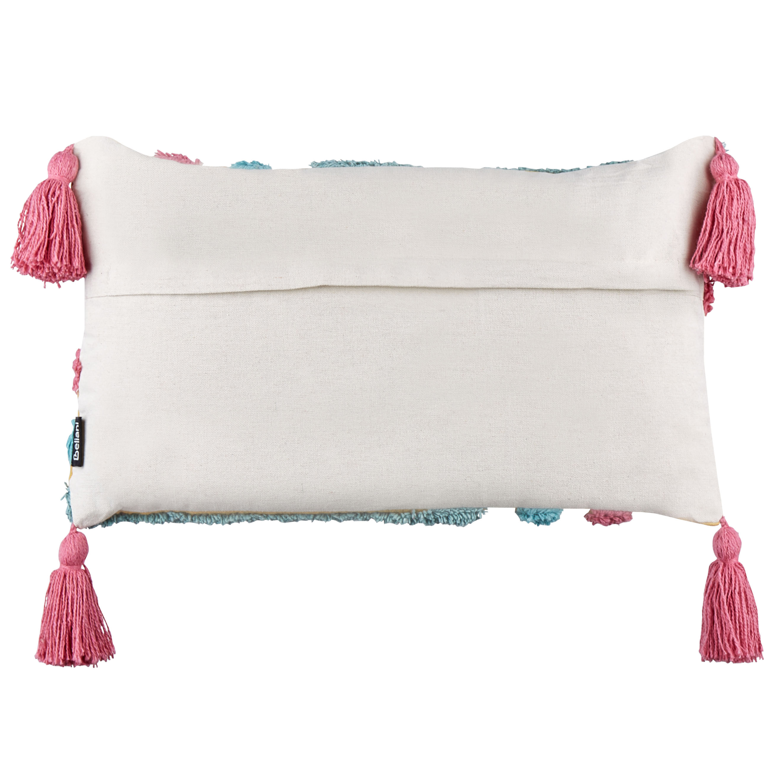 Coussin décoratif Coton Multicolore DOLICHOS Beliani - Image 3