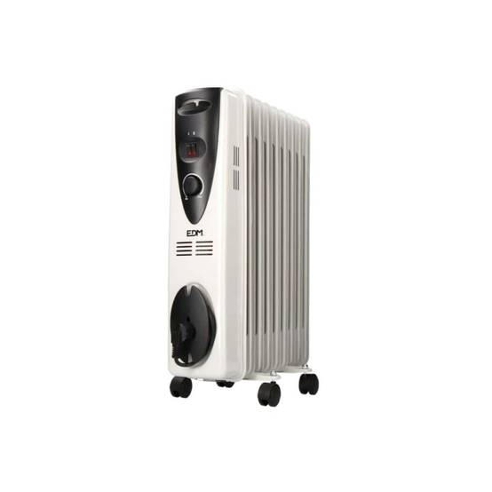 Radiateur EDM - à huile - 2000W - 45x16,5x66cm - 07122