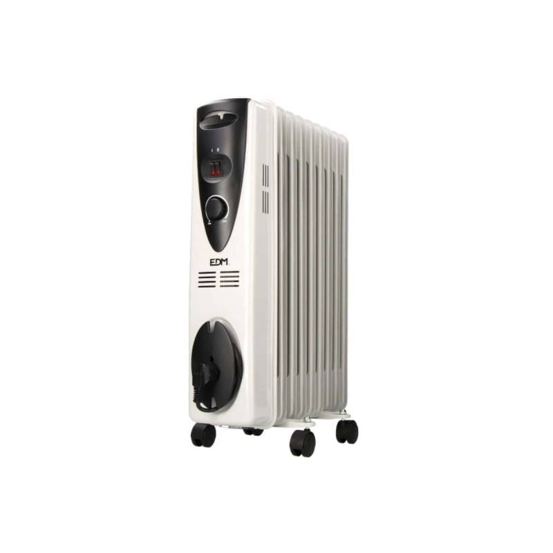 Radiateur EDM - à huile - 2000W - 45x16,5x66cm - 07122