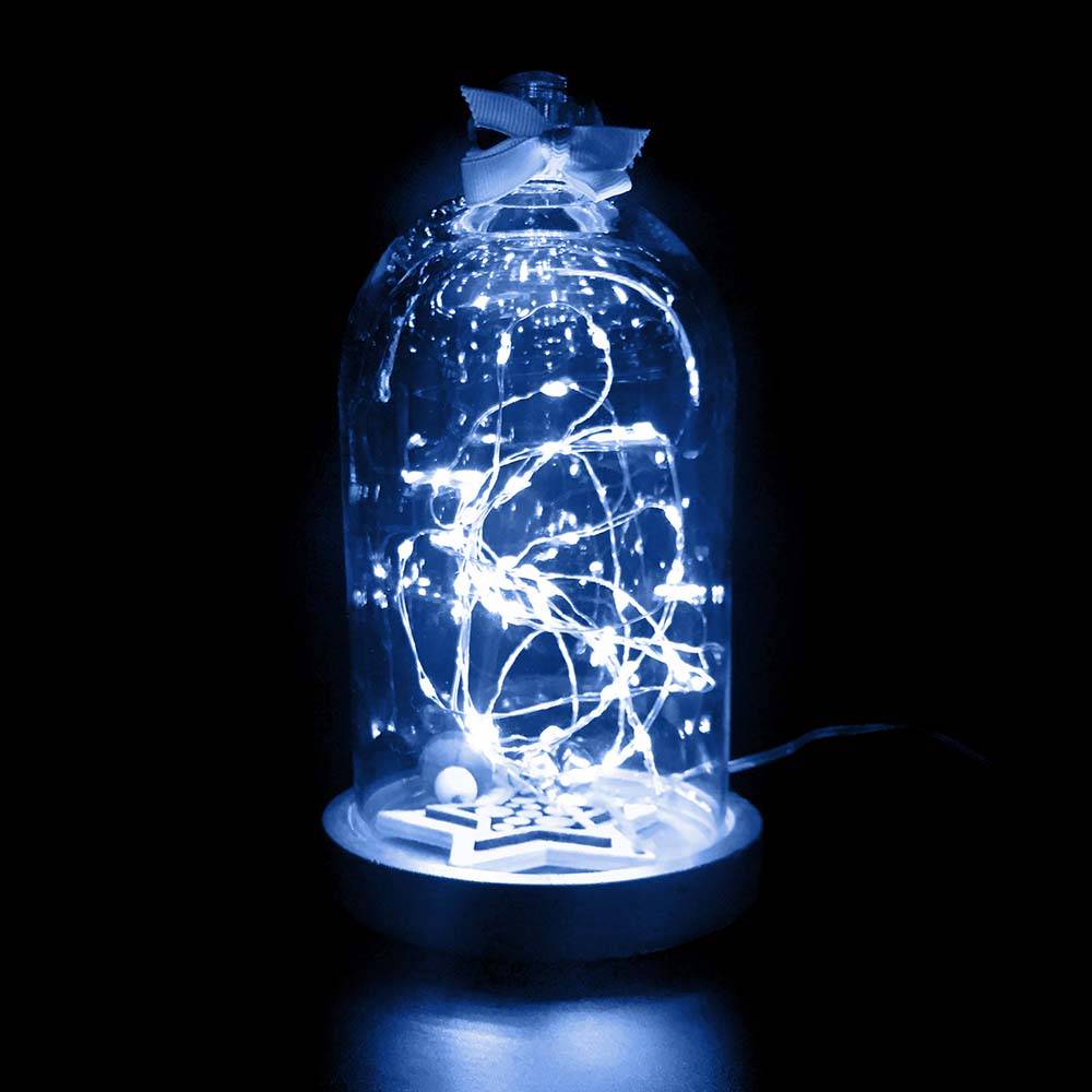 Guirlande lumineuse led fil cuivre électrique 10 mètres Blanc - Image 3