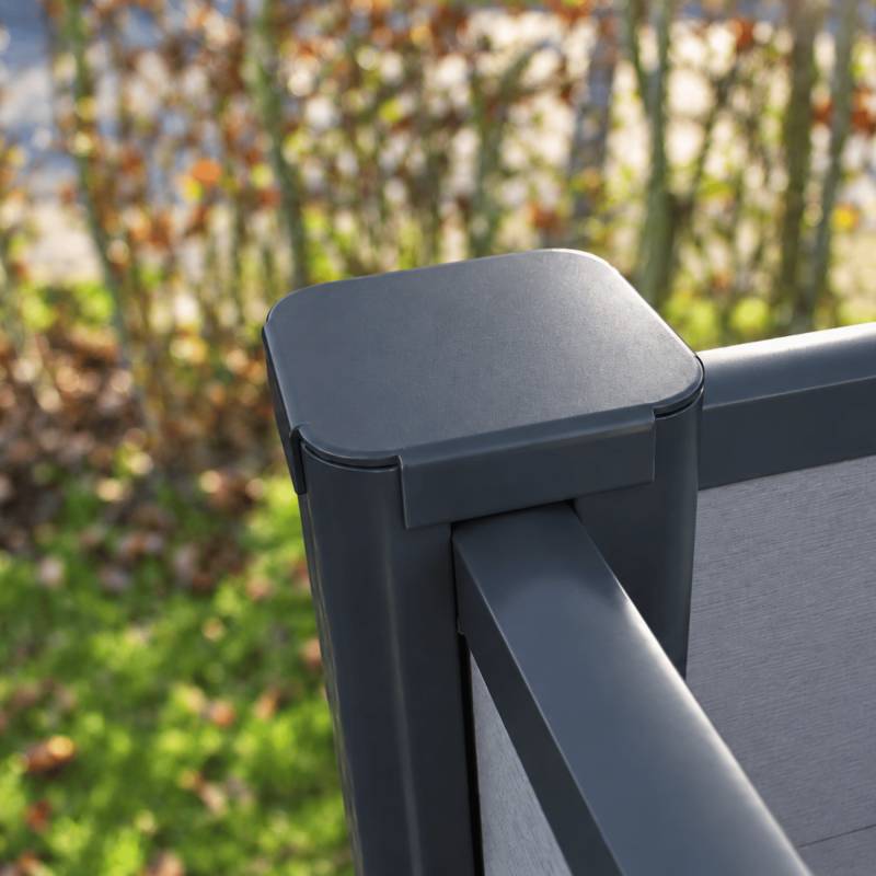Capot pour poteau clôture LARKO - Coloris - Gris anthracite RAL 7016 - Image 4