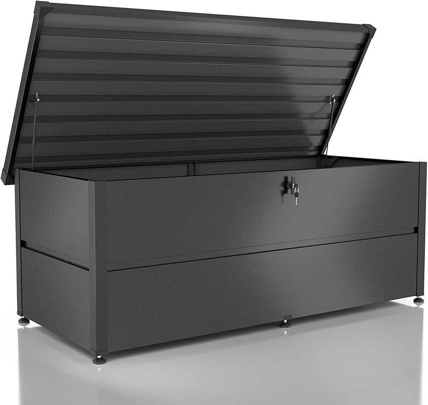 Guardi - Coffre de jardin - taille L - Anthracite - 185x85x69 - acier Guardi - Image 2