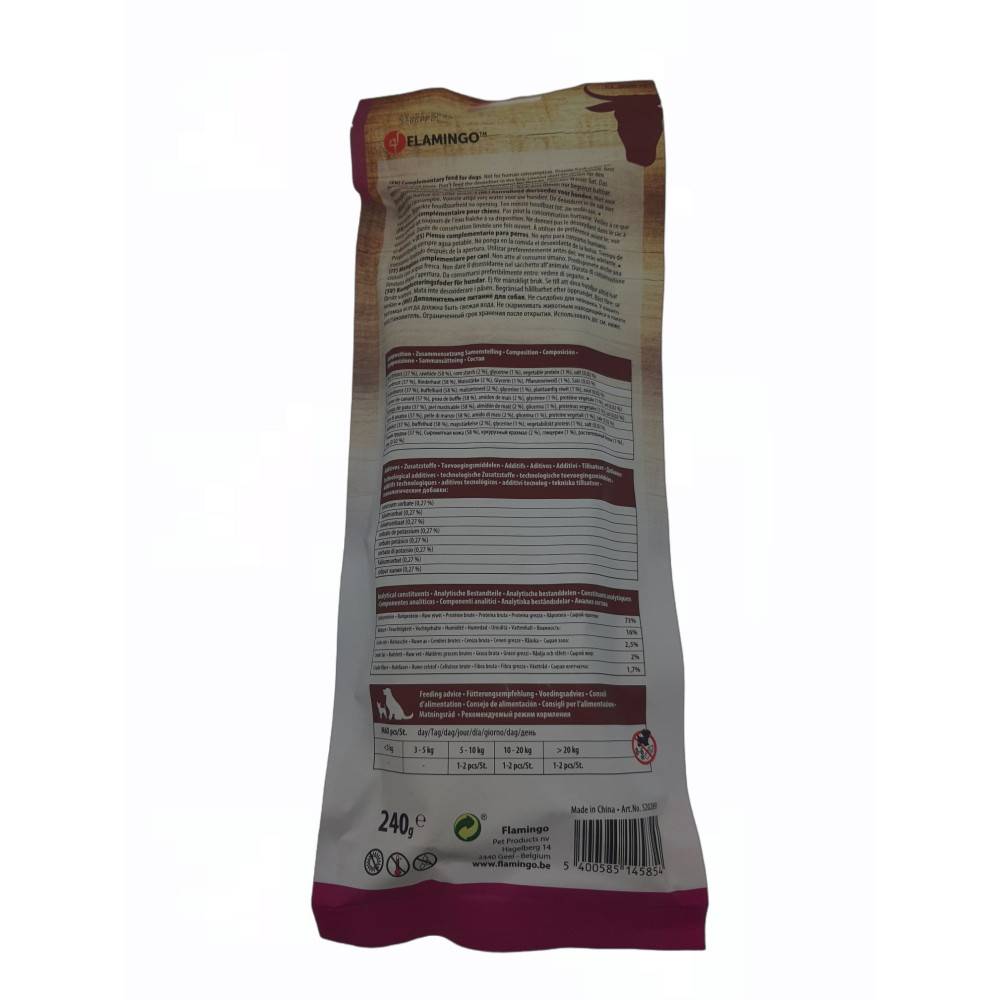 animallparadise - Friandise 3 bâtons a mâcher ø 3 cm x 25 cm au canard 240 g pour chien. - Image 4