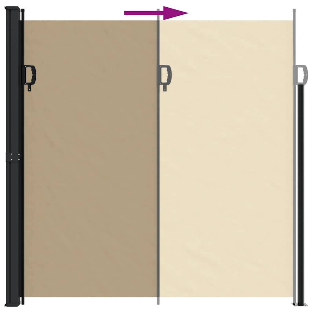 Maison Chic - Store Banne - Auvent latéral rétractable beige 200x600 cm - MEUBLE PRO-JU5019 - Image 5