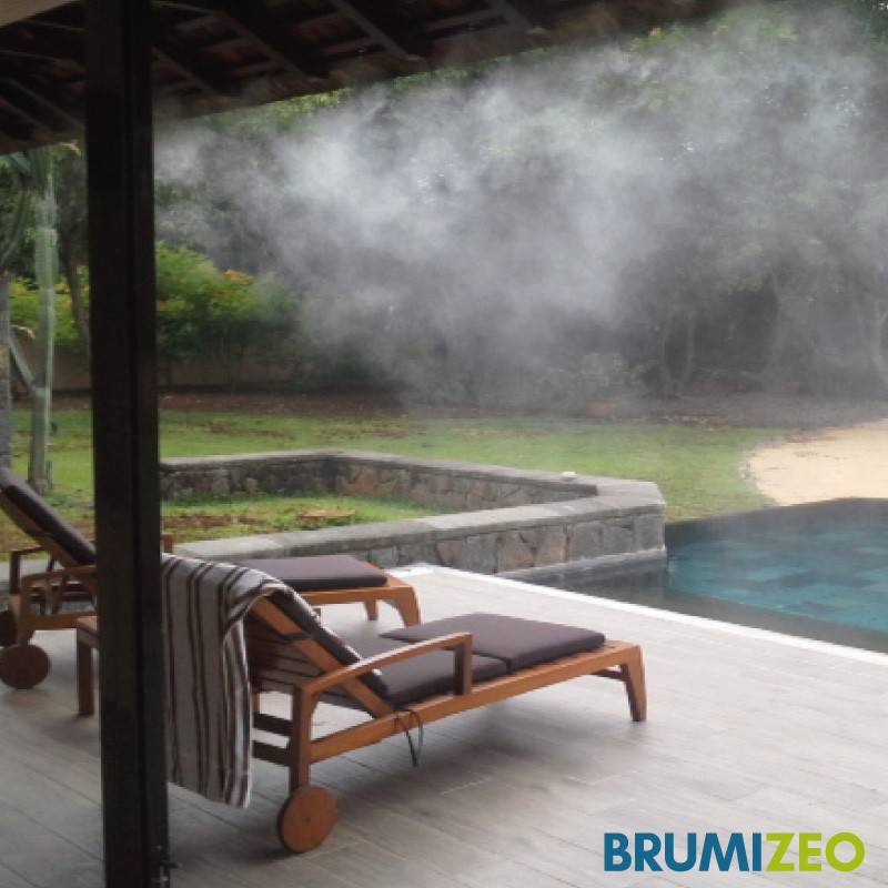 brumisateur de terrasse - haute pression - nan'eau - pack 25 buses - tube noir - brumizeo - Image 5
