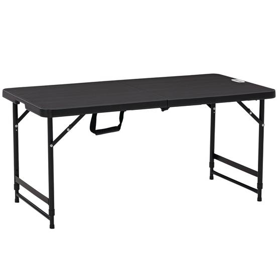 PANGIVO - Table pliante HDPE et acier 118 x 60 x 74 cm - PANGIVO - Image 1