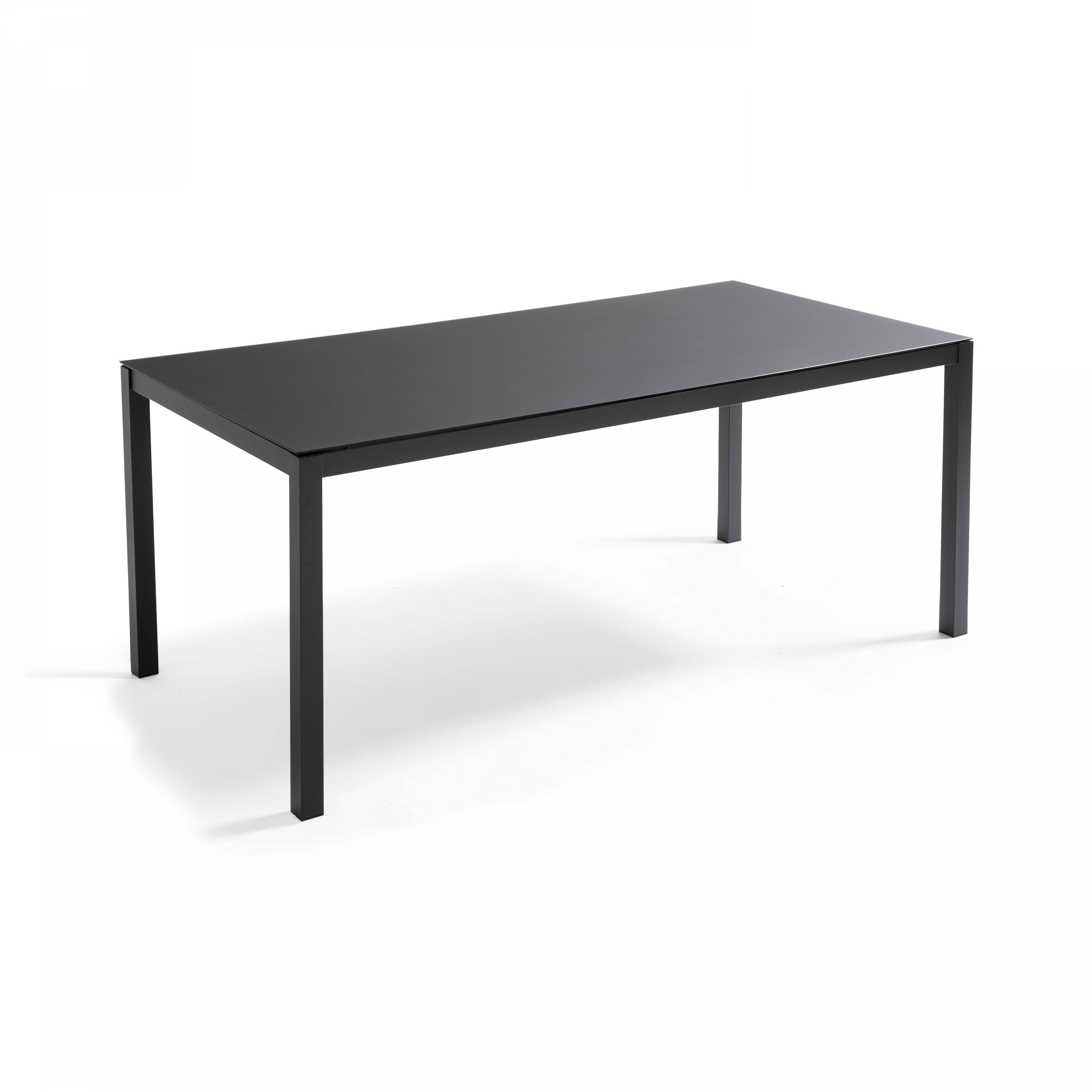 Oviala - Ensemble table de jardin et 8 chaises en aluminium gris anthracite - Oviala - Image 3
