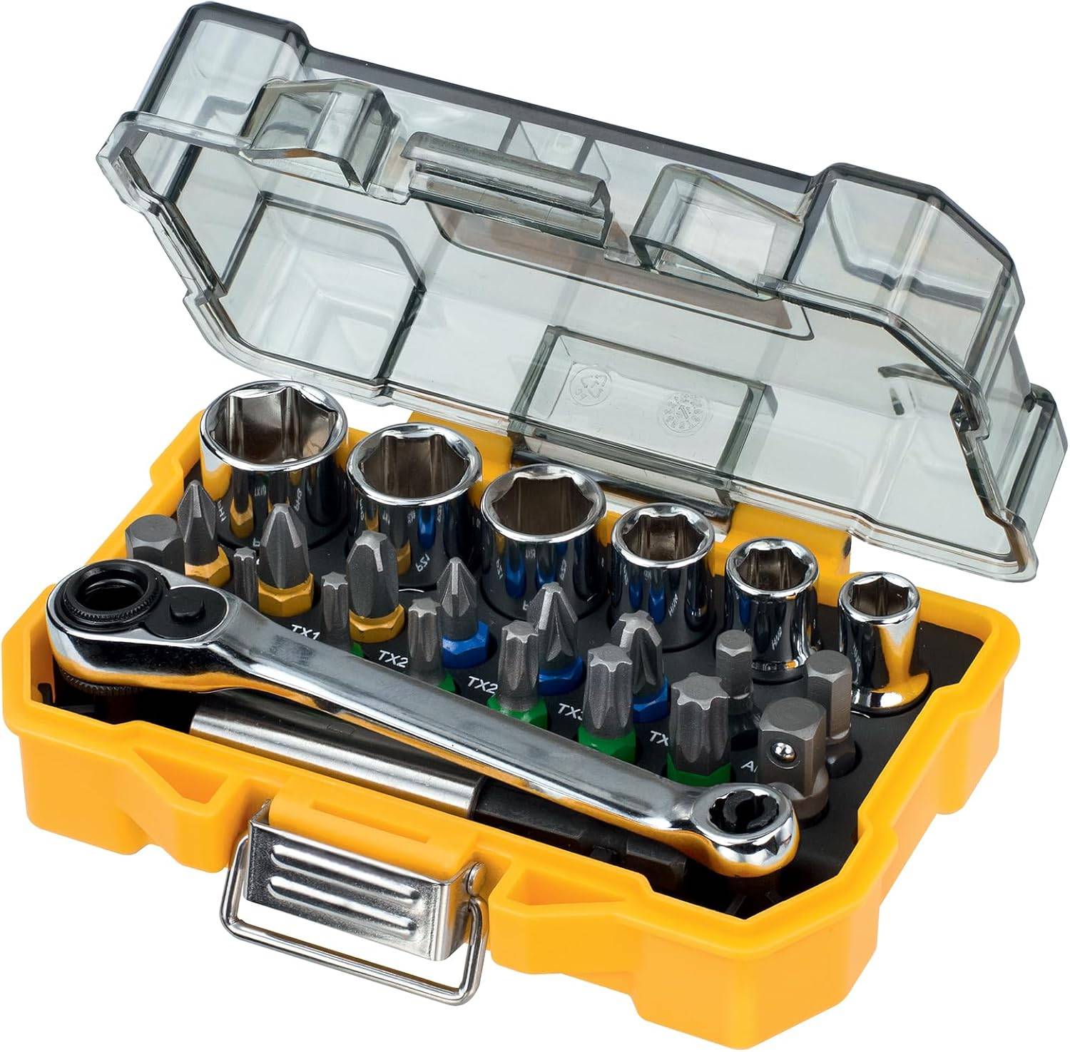Coffret de 24 pièces avec douilles et embouts 25 mm - DEWALT - DT71516-QZ - Image 1