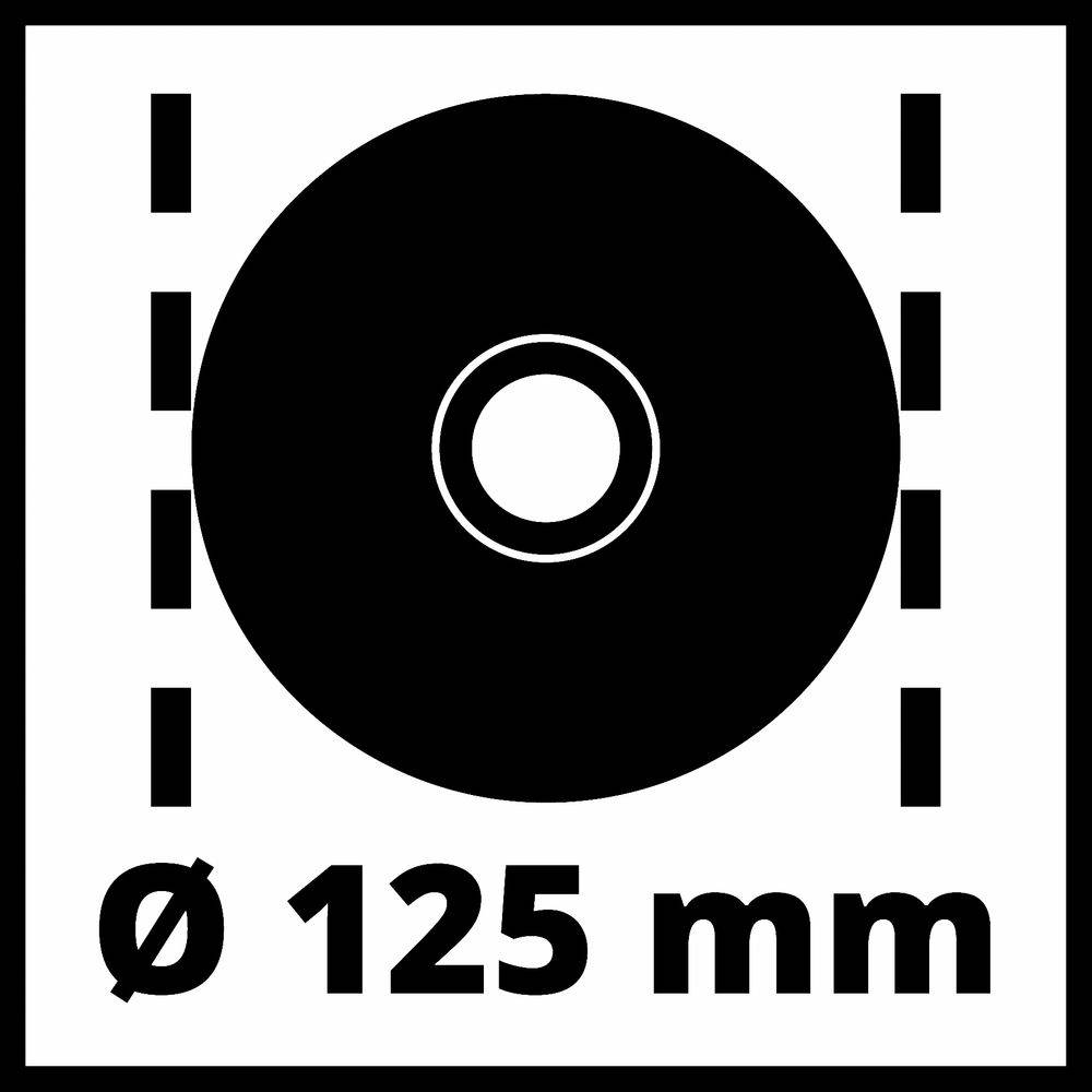 Einhell - Meuleuse d'angle TC-AG 125/850 - Puissance 850 W - 2 positions Einhell - Image 6