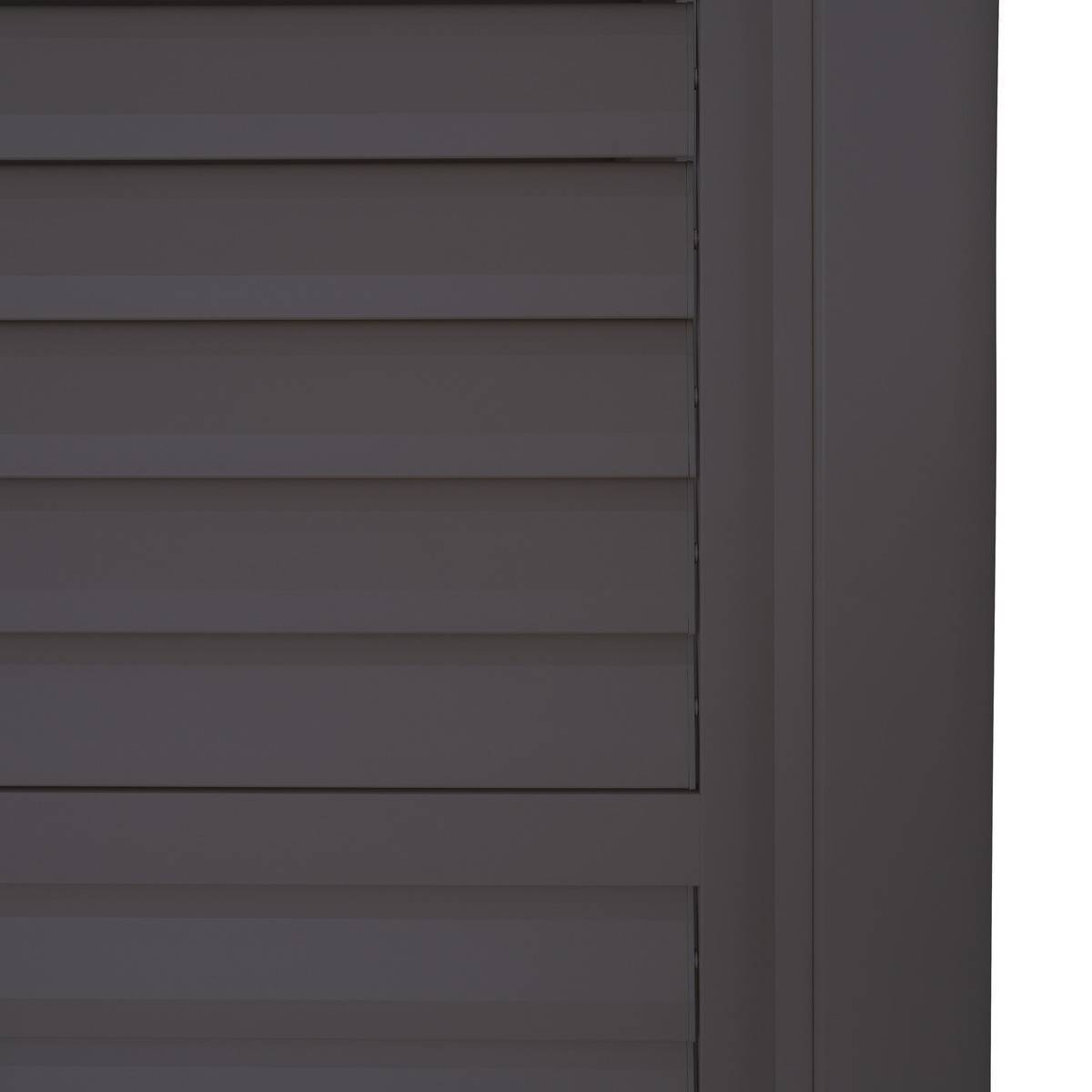 Hesperide - Persiennes coulissantes lames amovibles pour pergola Evora 4M gris graphite - Hespéride - Image 5