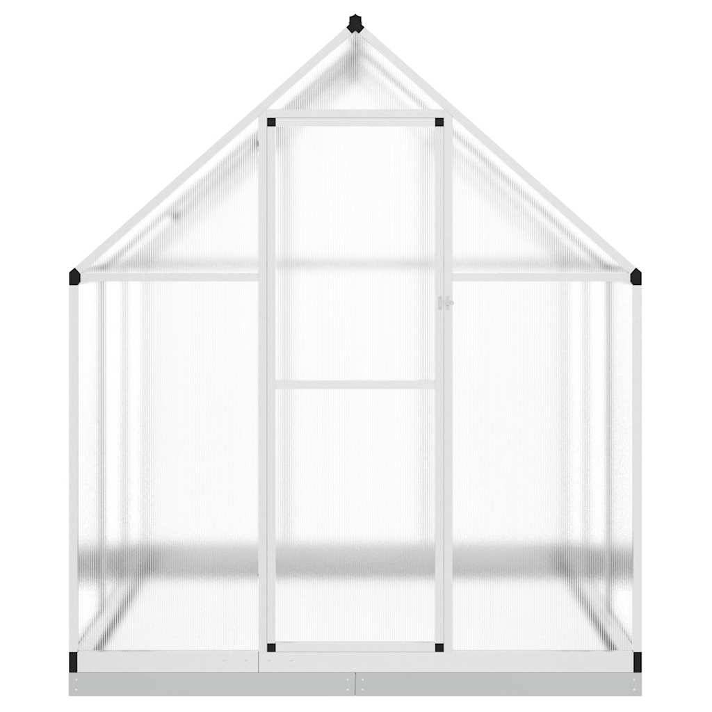 Vidaxl - Serre avec cadre de base argenté 169x169x202 cm aluminium vidaXL 4005831 - Image 9