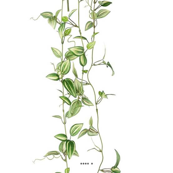 Jolie chute de tradescantia artificiel L 102 cm verte - Image 2