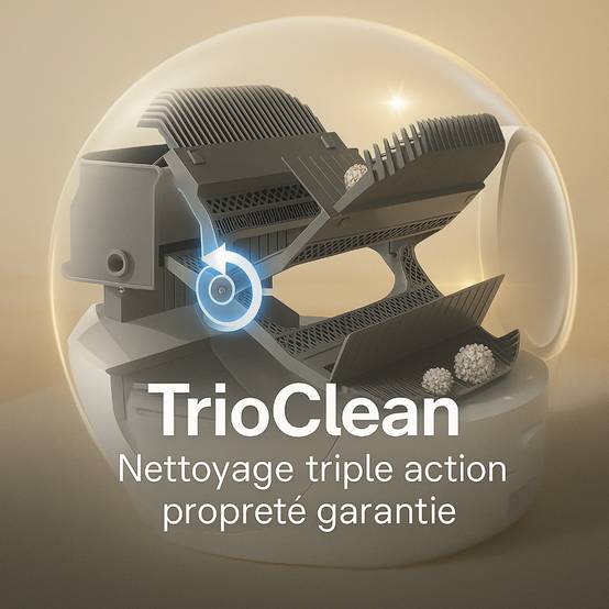 Litière autonettoyante connectée - maison de toilette pour chat eziclean® CATBOT K10i - Image 6